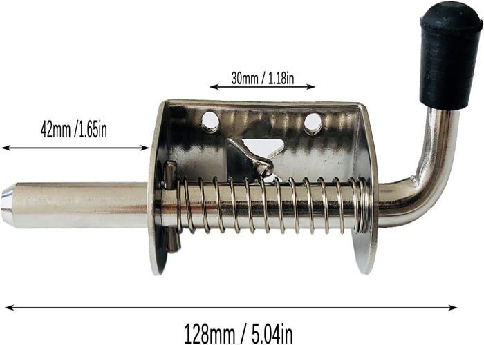 10 Pièces Loquet à Ressort Bascule Acier Inoxydable Fermeture à Levier