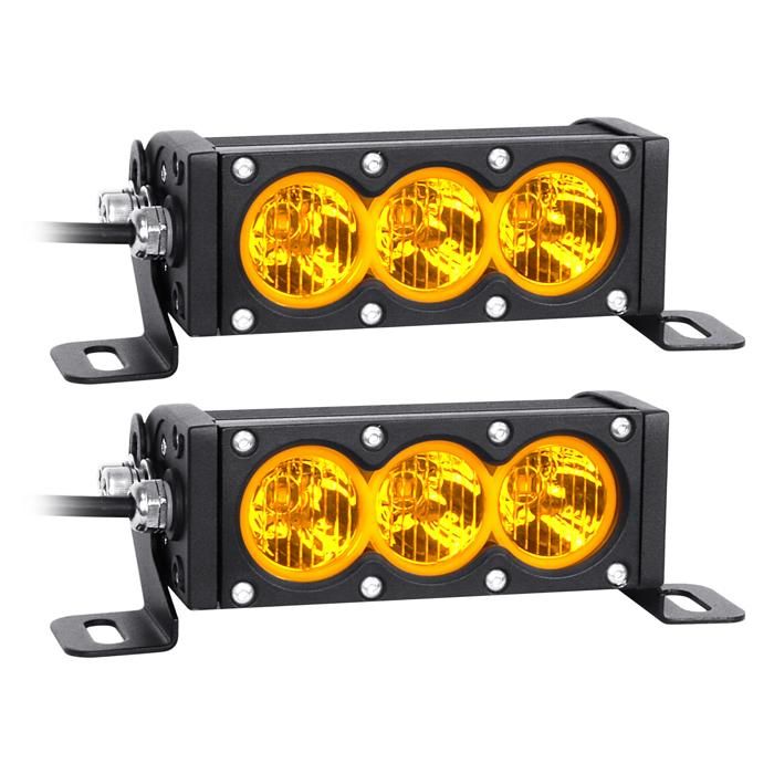 Barre Lumineuse LED AUXTINGS 30cm 30W 3000LM - Faisceau Spot + Large Tout-Terrain Avec Câblage Pour 4x4 SUV Camion Bateau