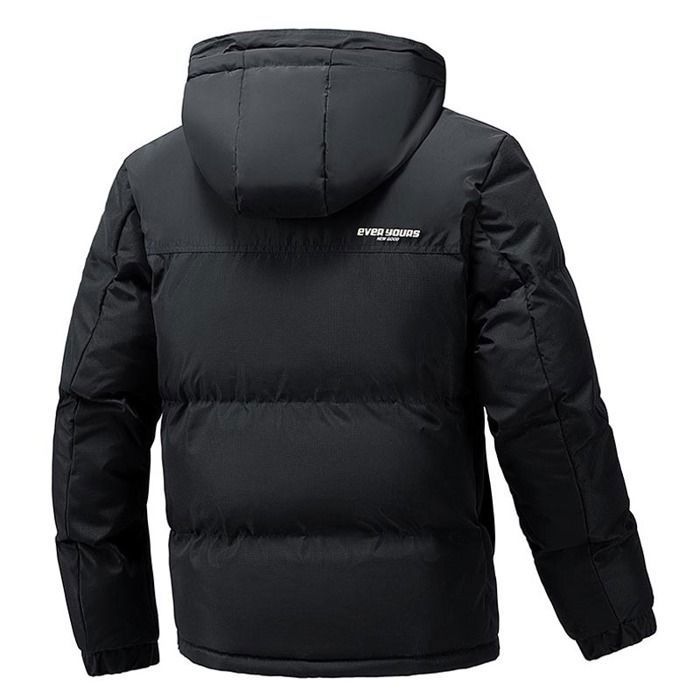 Blouson Homme Hiver Doublée Polaire Casual Zippee en Coton Chaude