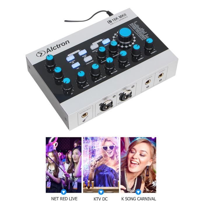 Alctron U16K MK3 オーディオ レコーダー インターフェイス