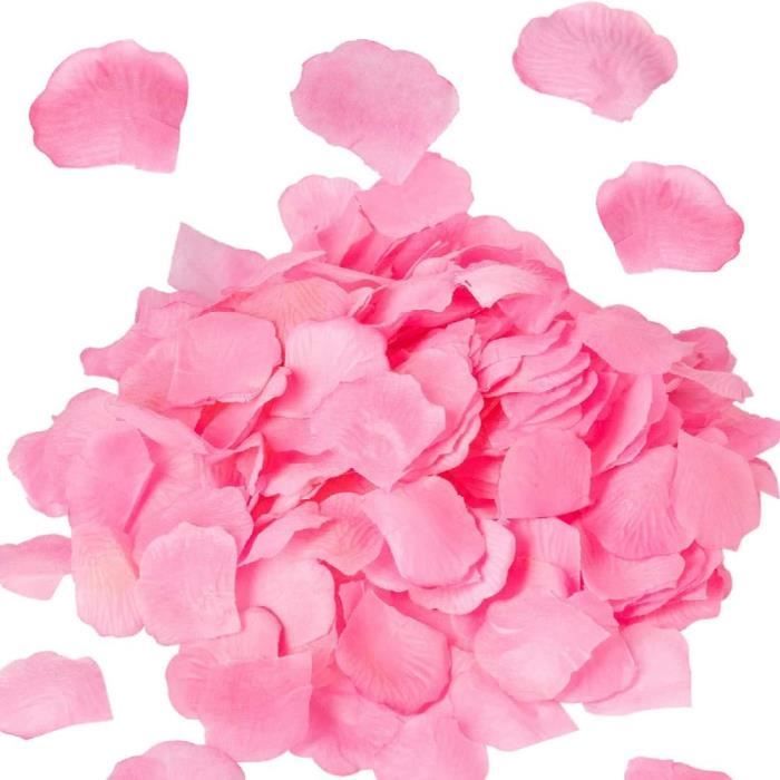 1200 Pétales Roses Artificiels Rouge - Décoration Mariage Et Saint-Valentin