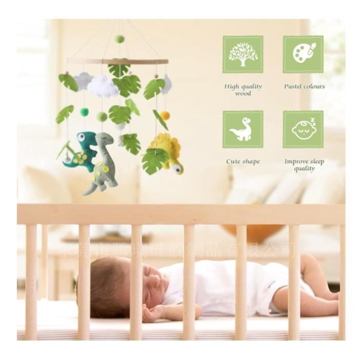Support Mobile Pour Sonnette De Lit Bébé - Bras Réglable à Clipser Sur Le Lit Ou La Table à Langer - Sans Jouet Inclus