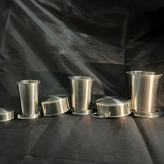 Lot De 2 Tasses émaillées En Fer - Blanc - Pour Camping, Bureau, Maison - Neuf