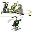 LEGO® 76944 Jurassic World L’Évasion du T. Rex, Dinosaures, Avec Voiture, Hélicoptère et Aéroport, dès 4 ans-2