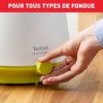 TEFAL Appareil à fondue, 8 personnes, Paroie isolante, Caquelon antiadhésif, Thermostat réglable, Fabriqué en France  EF260312-2