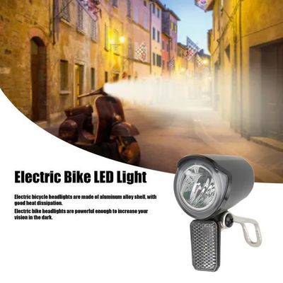 Phare Avant LED Vélo électrique 24V-60V - Étanche, 4/9 LED, Connecteurs SM/3 Broches/4 Broches - Pour Vélo, Scooter, Trottinette électrique