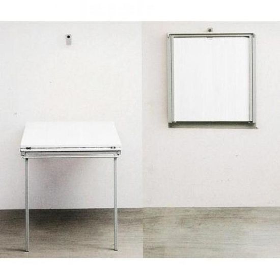 Table Console Extensible Pallo Design Blanche Blanc Bois Inside75