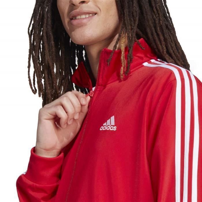 Adidas Survetement pour Homme Basic 3 Stripes Tricot Rouge IJ6056 Rouge Cdiscount Pret a Porter