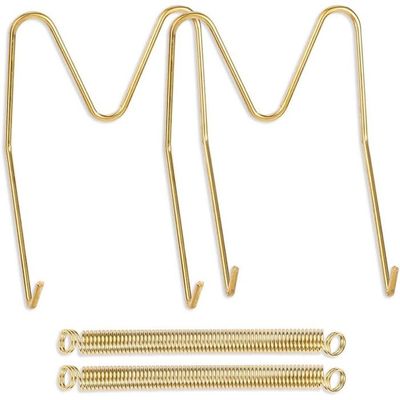 Lot de 10 crochets pour assiettes murales,compatible avec les support décoratif en acier inoxydable, support pour assiettes de 20 - Maison