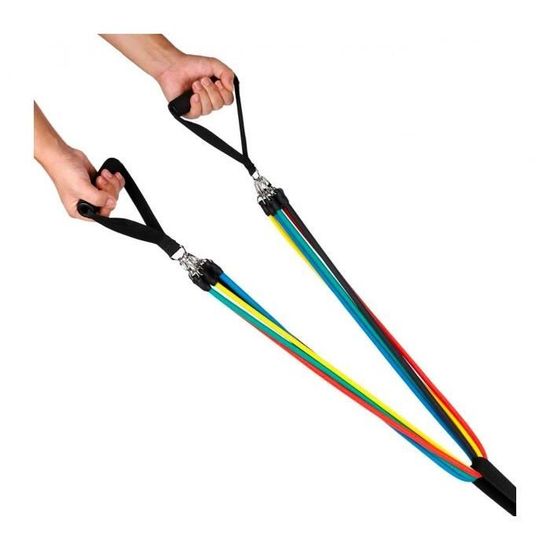 Lot De 2 Tendeurs élastiques Avec Poignée Pour Stepper – Renforcez Bras, épaules Et Dos