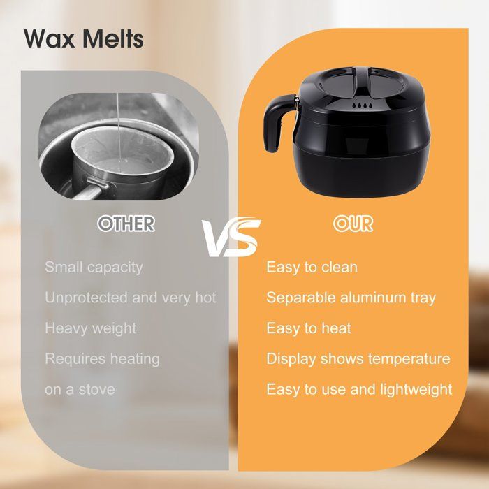 Bienslys Pot à cire électrique 1,5 L avec écran tactile numérique, revêtement antiadhésif et contrôle précis de la température – Idéal pour bougies, savons, fondants de cire et projets DIY Bienslys Pot à cire électrique 1,5 L avec écran tactile numérique, revêtement antiadhésif et contrôle précis de la température – Idéal pour bougies, savons, fondants de cire et projets DIY