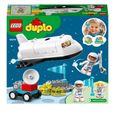 LEGO® 10944 DUPLO® Town Mission de la navette spatiale Jouet fusée pour enfants 2 ans et + avec figurines d'astronautes-4