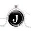 collier homme lettre j collier homme lettre j