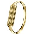 Tournevis,Bracelet en métal en acier inoxydable,accessoire de décoration de poignet pour Fitbit Flex 2- Golden[C409]-0