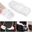 gants de protection 12 paires de gants en coton blanc gants de travail pour la Protection des mains résistant à mercerie kit-0