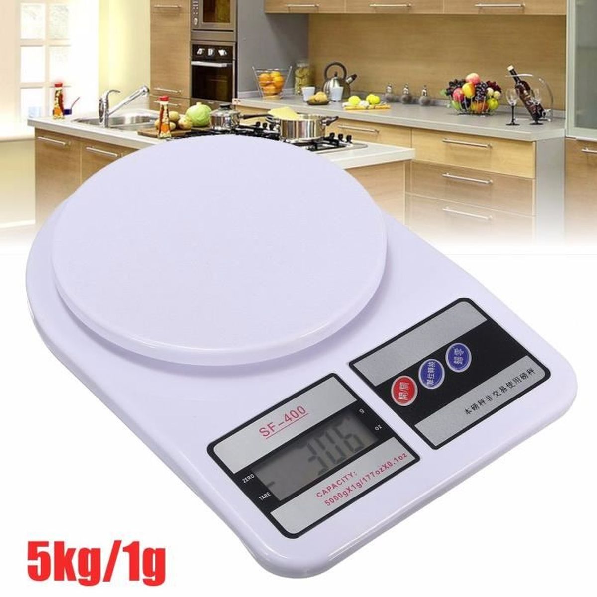 Balance de Cuisine Electronique Alimentaire de Precision Pese Aliment Culinaire