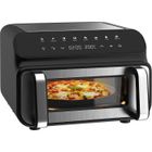 Friteuse à Air 10L Double Résistance - Iceagle - XXL 2000W Air Fryer avec Fenêtre - 8 Programmes, Fonction Déshydratation, Recettes