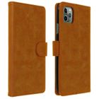 Étui - AVIZAR - iPhone 11 Pro - Housse Intégrale - Porte-cartes - Support Vidéo - Marron