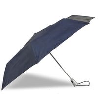 Isotoner Parapluie ultra déperlant pliant marine femme