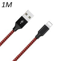 Cable Nylon Rouge USB 1M pour iPad mini 1 - 2 - 3 - 4 - 5 [Toproduits®]