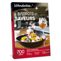 Idée cadeau - Bistrots et saveurs - Wonderbox - 700 repas en brasseries de caractère