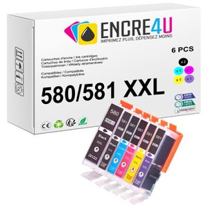 20 Cartucce XXL Per Canon Pgi580 Cli581 Pixma Ts6150 Ts8150 - Foto 2