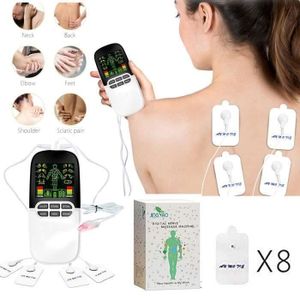 SMT lectrostimulateur Tens Anti Douleur Massage Electrode pour Le Dos Le Stress sciatique et Les dou APPAREIL D\'ELECTROSTIMULATION