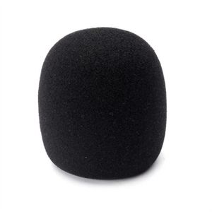 SODIAL R Couverture pour Microphone 12cm Mic Microphone Mousse eponge Couverture pour Microphone Noir