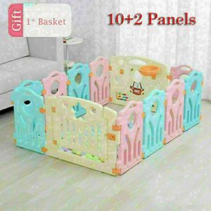 Grand Parc Pour Bebe Jumeaux 16 Pieces Cdiscount