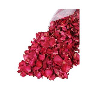 SOIN MAINS ET PIEDS 100g-Pétales rose séchées naturelles véritables fleurs rouges séchées pour le bain des pieds,le bain,le spa,le mariage,les confettis