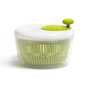 Westmark Essoreuse à Salade, Capacité : 5 litres, ø 26 cm, Plastique, sans  BPA, Fortuna, Couleur : Transparent/Vert, 243222E1