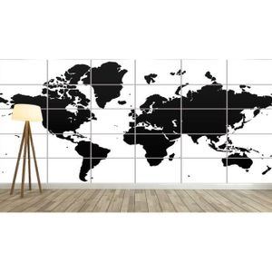 WORLD MAP CARTE DU MONDE Vector Style XXL Poster Home Deco Salon 252cmX150 