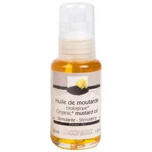 Huile Biologique de Moutarde 60 ML - 100% pure et naturelle - Soin des  cheveux, favorise la pousse - Flacon en verre : : Beauté et Parfum