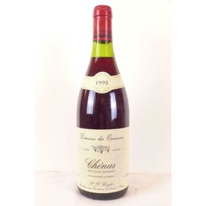 VIN ROUGE chénas domaine des tourniers rouge 1993 - beaujola