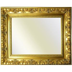 Cadre baroque blanc antique de chez Antic Line, idéal pour une déco shabby chic