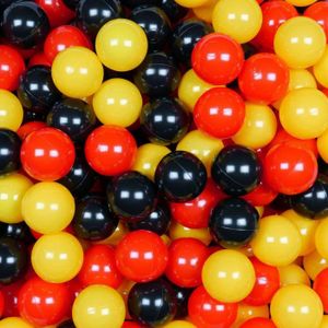 BALLES PISCINE À BALLES Mimii - Balles de piscine sèches 150 pièces - jaune, rouge, noir