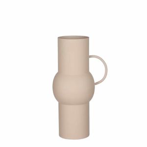 Mica Decorations Jari Vase - L19 x l16 x H36 cm - Métal - Rose clair