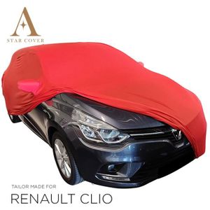 Bâche Voiture Exterieur Personnalisé pour Renault Clio 5 Housse de Voiture  ImperméAble,Résistant à la Neige par Tous Les Temps, Coupe-Vent,Durable, et