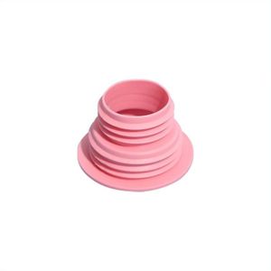 SIPHON DE LAVABO Rose3 - Bouchon plat de 15cm en silicone,grand couvercle anti fuite pour baignoire, capteur de cheveux, acces