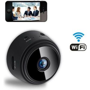 19€01 sur Mini Caméra Espion CHRONUS Full HD 1080P sans Fil WiFi Nanny  Surveillance pour la sécurité à Domicile pour iOS Android-Noir - Caméra de  surveillance - Achat & prix