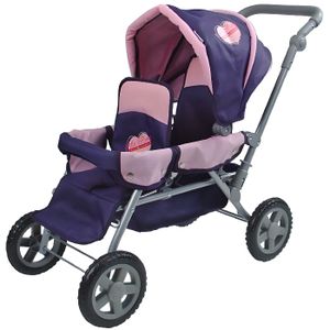 poussette double bebe jouet