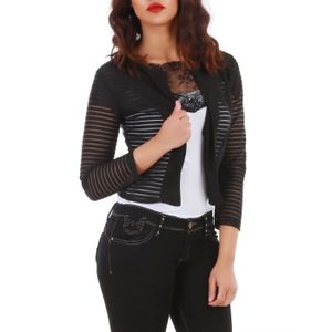Veste Courte /à Manches Longues Femme La Modeuse