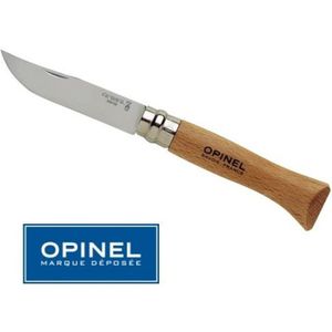 Couteau OPINEL n° 10 VRN, lame carbone, manche 13 cm hêtre