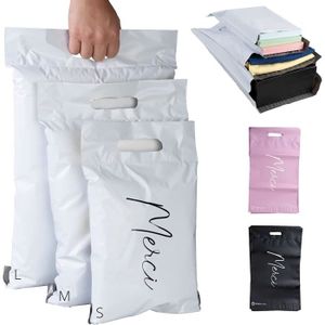 Enveloppe Plastique Expédition 60µ Lot de 10 à 1000 - Plusieurs Tailles  Disponibles - Pochette Envoie Colis Opaque Blanc - Emballage Vetement –  Sachet