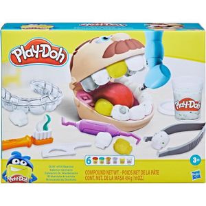 JEU DE PÂTE À MODELER Play-Doh Cabinet Dentaire pour Enfants avec 8 Pots