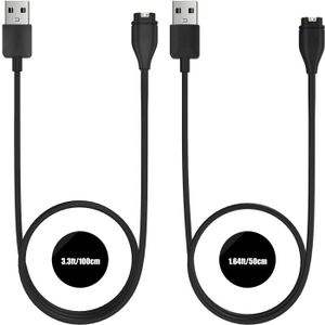 CÂBLE RECHARGE MONTRE [2 Pièces] TUSITA Câble USB Chargeur pour Garmin F