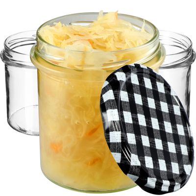 Relaxdays Lot De 3 Bocaux En Verre 650 Ml – Avec Couvercle En Bambou – Hermétiques – Pour Pâtes, Riz, Café – Lavables – Transparent Et Naturel
