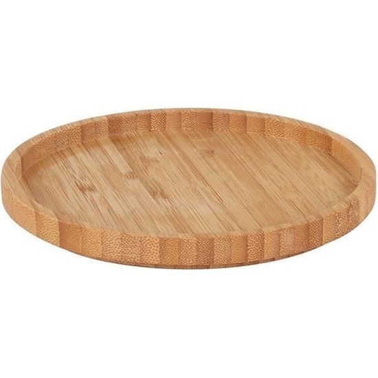 Art de la table | Assiette plate Bois (ø 15 x 1,5 cm)