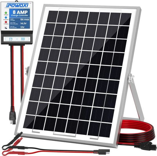 Panneau Solaire 10 W 5 V Avec Câble USB-C – Pour Caméra De Sécurité, éclairage, IP65, Silicium Polycristallin
