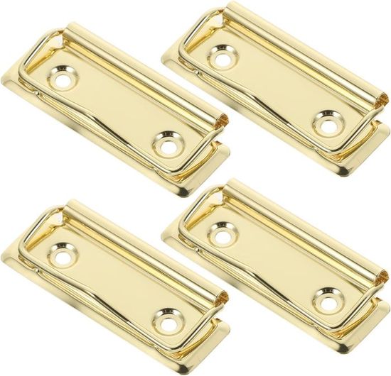 Lot De 2 Pinces à Billets Acier Inoxydable Style Trombone – Minimaliste, Élégant, 6.5 Cm, Pour Hommes